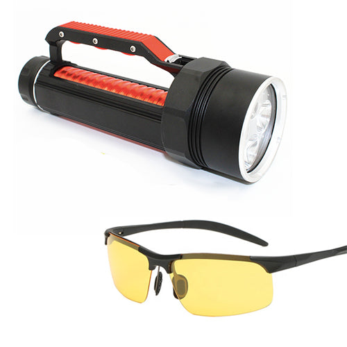 Ravlygte: AmberExpert™ XLC6 med ravbrille.