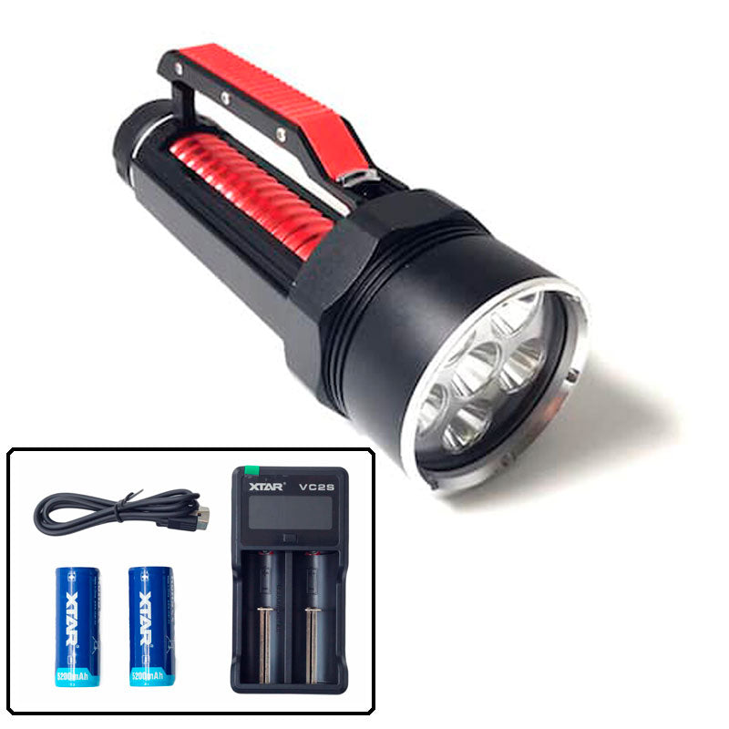 Ravlygte: AmberExpert™ XLC6. Med batteri og lader.