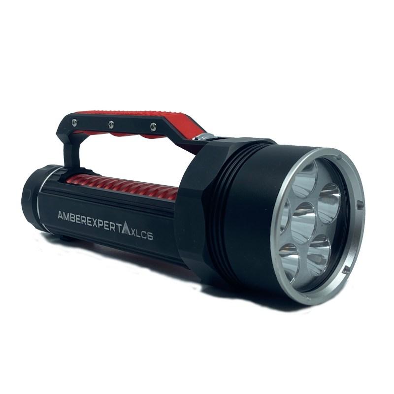 Ravlygte: AmberExpert™ XLC6. Set fra siden.