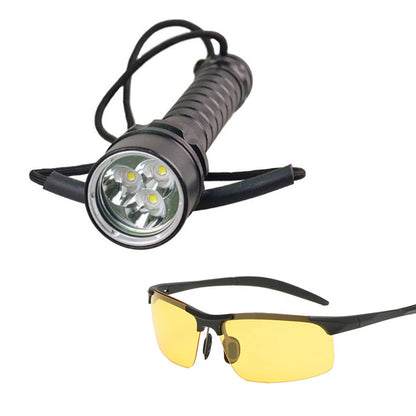 Ravlygte: AmberExpert™ XLC3 med ravbrille voksen. Kraftig 30W UV-lygte.