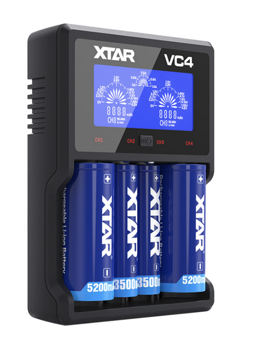 XTAR VC4 batterilader