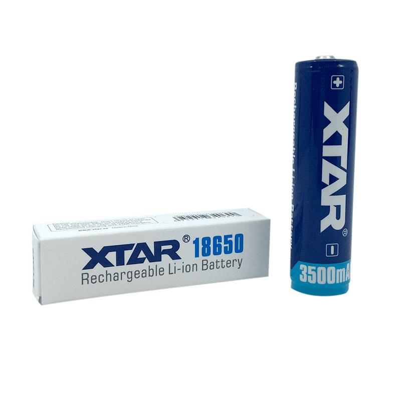 Genopladelige batterier: XTAR® 18650 3500mAh