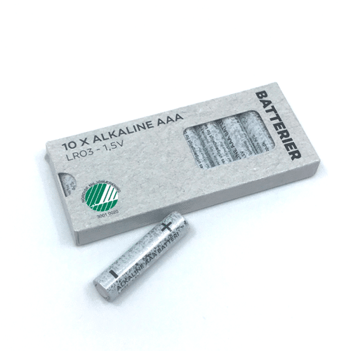 AAA-Alkaline Batterier 10 stk. pakke